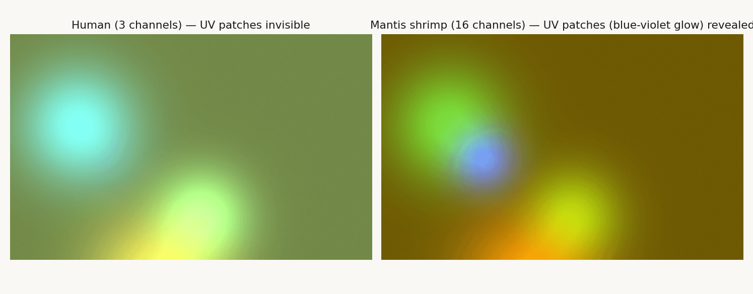 What does a mantis shrimp see?
